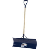 Yukon™ Snow Pusher, Steel Blade, D-Grip Handle, 30" W