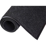 Needle-Rib™ Matting, Wiper/Scraper, 6' x 46' x 15/16", Brown