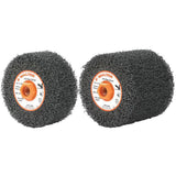 FX™ Flex Drum, 4-1/4" Dia. x 2" W, 5/8"-11 Arbor, Flex Coarse Grit