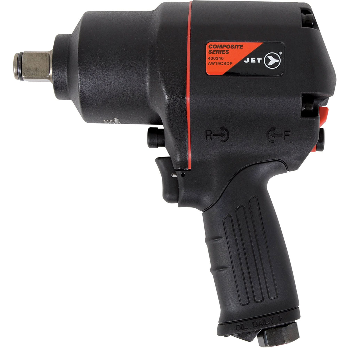 AW19CSDP Super-Heavy-Duty Composite Series Impact Wrench, 3/4" Drive, 3/8" NPT Air Inlet, 6800 No Load RPM
