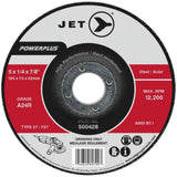 A24R POWERPLUS Grinding Wheel, 4" x 1/4", 5/8" Arbor, Type 27
