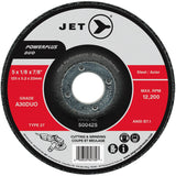 POWERPLUS DUO Cutting/Grinding Wheel, 5" x 1/8", 7/8" Arbor, Type 27, A30DUO Grit