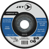 A30SS Powerplus SST Grinding Wheel, 5" x 1/4", 7/8" Arbor, Type T27