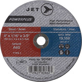 A60 POWERPLUS Cut-Off Wheel, 4" x 1/16", 3/8" Arbor, Type 1, 19100 RPM