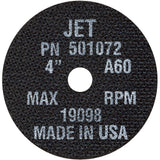 A60 POWERPLUS Cut-Off Wheel, 4" x 1/16", 5/8" Arbor, Type T1, 19100 RPM