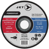 POWERPLUS Cut-Off Wheel, 4-1/2" x 3/32", 7/8" Arbor, Type 1, 13300 RPM