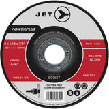 A46T PowerPlus Cut-Off Wheel, 6" x 1/16", 7/8" Arbor, Type 27, 10200 RPM