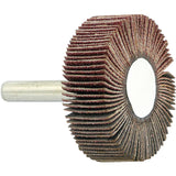 Shaft Mounted Flapwheel, 80 Grit, 1-1/2" x 1/2" x 1/4"