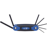 JFHK-7M Folding Hex Key Set, 7 Pcs., Metric