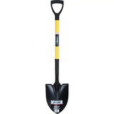 Round Point Durable fiberglass handle with rubber gripForward turned step for extra strengthForward turned step for extra strengthOverall length42"StyleRound PointManufacturer's Warranty1 Year Limited