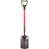 Heavy-Duty Shovels, Fibreglass, Carbon Steel Blade, D-Grip Handle, 30-1/2" Long