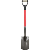 Heavy-Duty Shovels, Fibreglass, Carbon Steel Blade, D-Grip Handle, 30-1/2" Long