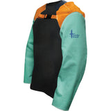 FR Canvas Welding Sleeves, 24" L, Green