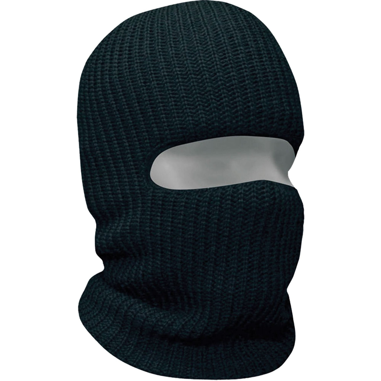Classic 1-Hole Balaclava, Acrylic, Black