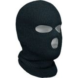 Classic 3-Hole Balaclava, Acrylic, Black