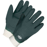 Deny™ Coated Gloves with Knit Wrists, One Size, PVC Coating, Cotton Shell