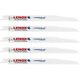 Wood Cutting Reciprocating Saw Blades, Bi-Metal, 6 TPI, 9" L x 3/4" W