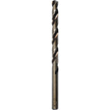 Heavy-Duty Jobber Drill Bit, High Speed Cobalt, 1/4", 4" L, 3" Flute, 135° Point Angle