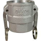 Cam & Groove Coupler, Aluminum, Type D, 1-1/2", Male NPT, 250 PSI