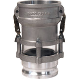 Cam & Groove In-Line Sight Glass Coupler x Adapter