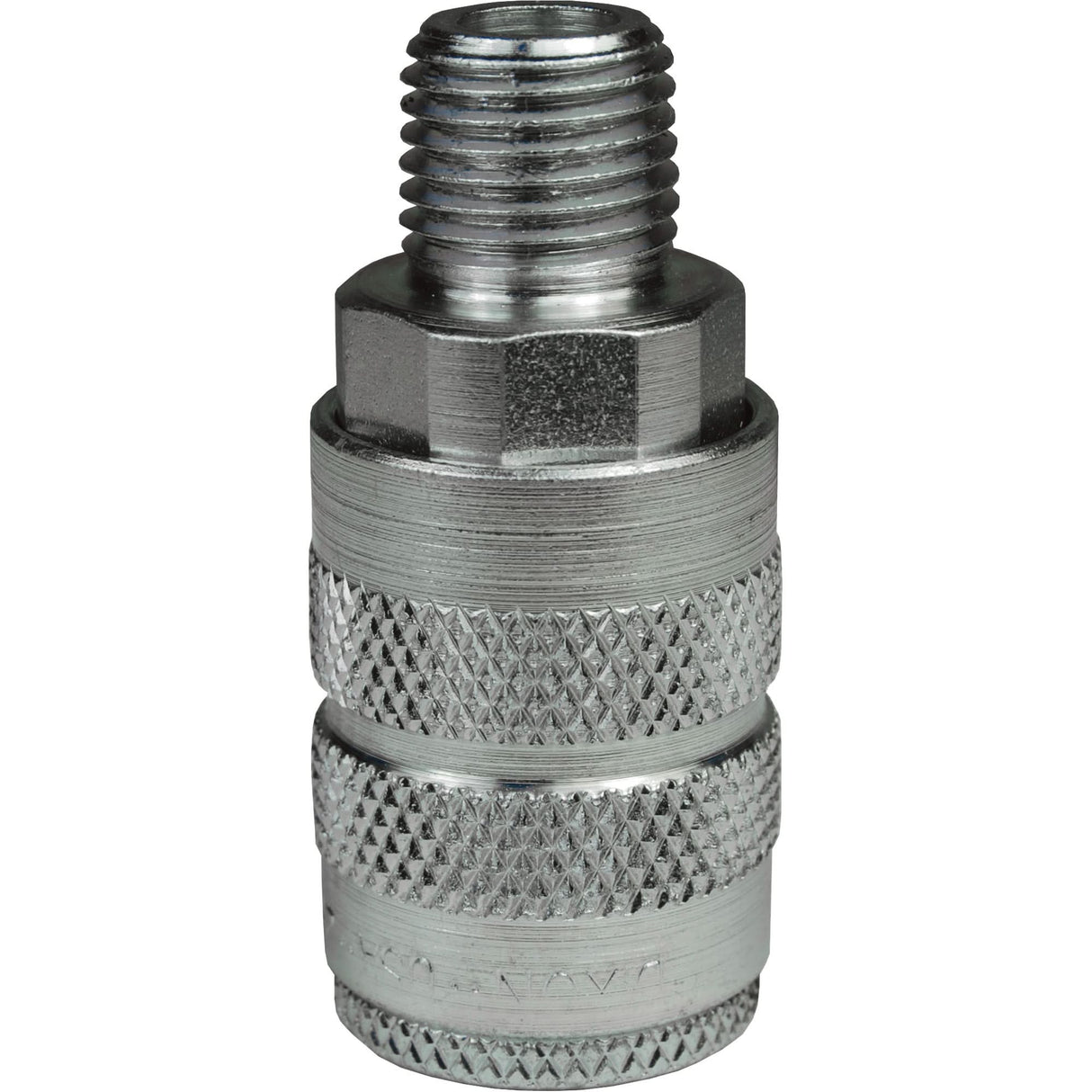 F-Series Pneumatic Manual Coupler, Steel, 1/2", Male NPTF, 500 psi