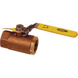 Safety-Vented Ball Valve, Bronze, Manual, FNPT x FNPT
