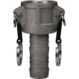 Global Cam & Groove Coupler, Aluminum, 1", 250 PSI