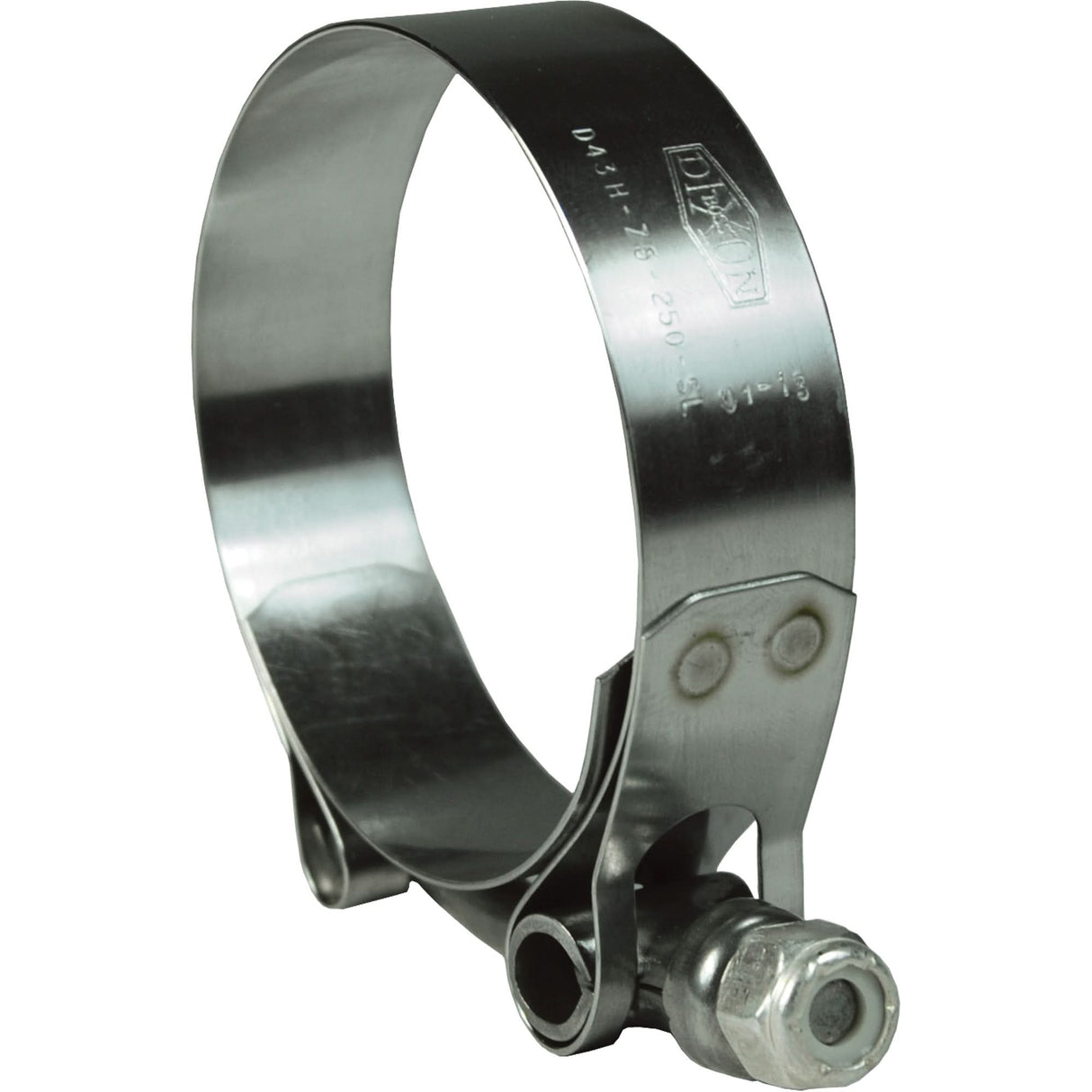 T-Bolt Clamp, Min Dia. 3.266", Max Dia. 3.562"