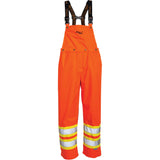 Journeyman® 300D Bib Pants, Polyester, Medium, High Visibility Orange