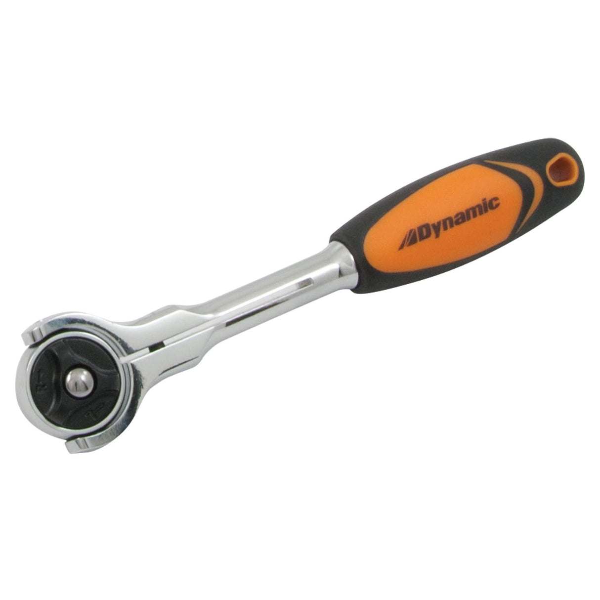 Swivel-Head Ratchet Wrench, 1/4" Drive, Cushion Grip Handle