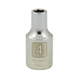 Metric Socket, 12 mm, 1/4" Drive, 6 Points