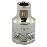 Metric Socket, 12 mm, 3/8" Drive, 12 Points