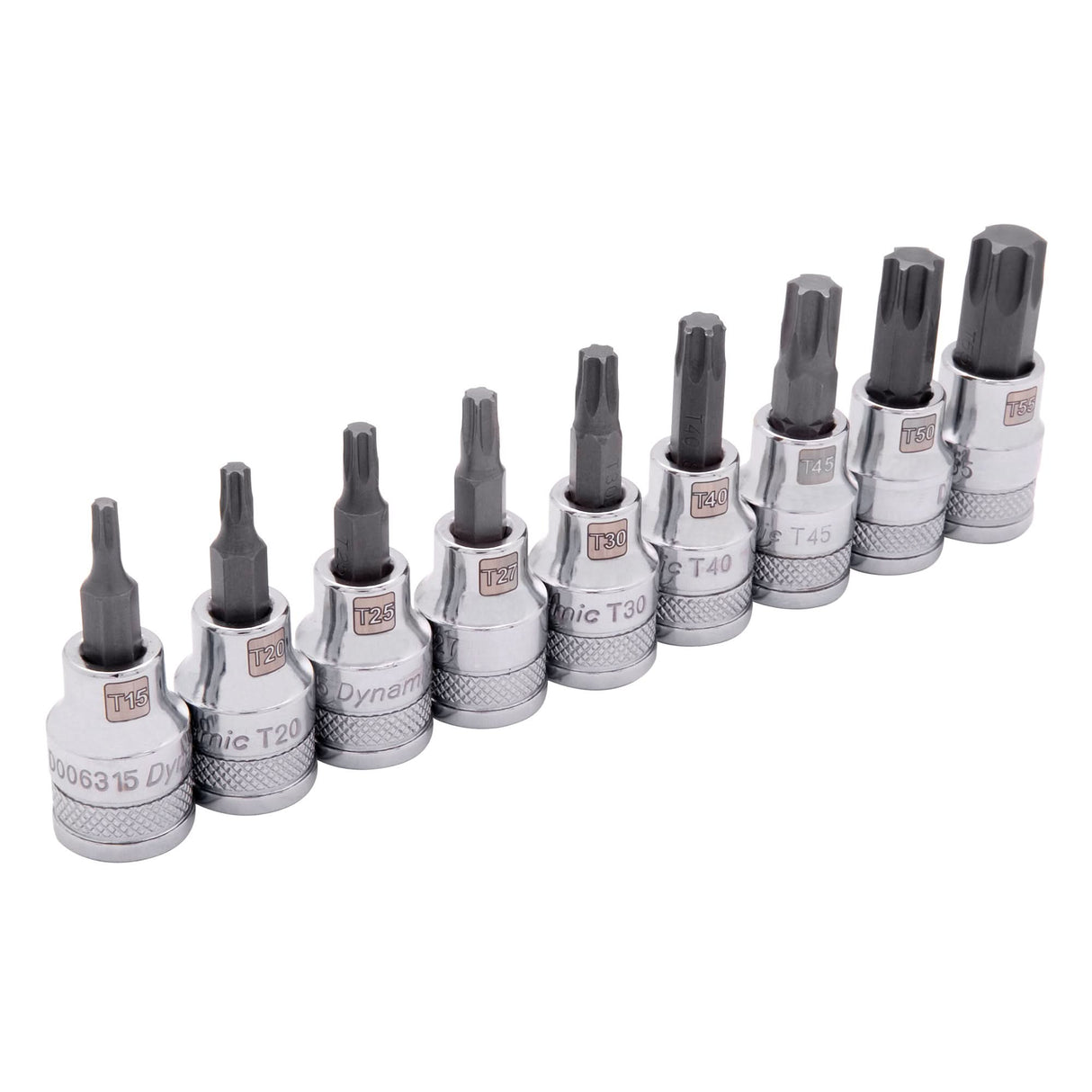Standard Socket Set, Torx®, 3/8" Drive, 9 Pcs