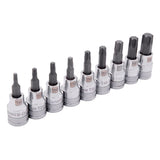 Standard Socket Set, Torx®, 3/8" Drive, 9 Pcs