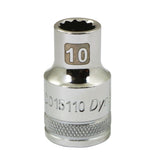 Metric Socket, 28 mm, 1/2" Drive, 12 Points