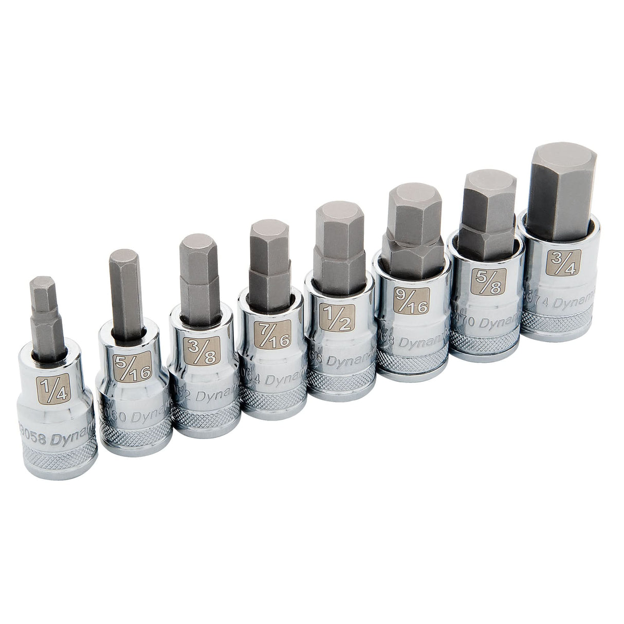 Standard SAE Socket Set, 8 Pcs