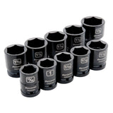 SAE Socket Set, 10 Pcs, Impact, 3/4" Drive Size