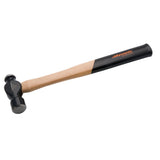 Ball Pein Hammer, 16 oz. Head Weight, Polished Face, Wood Handle