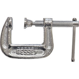 Light-Duty C-Clamp, 1" (25 mm) Capacity, 1" (25 mm) Throat Depth