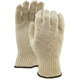White Knight Gloves, Poly/Cotton, Large