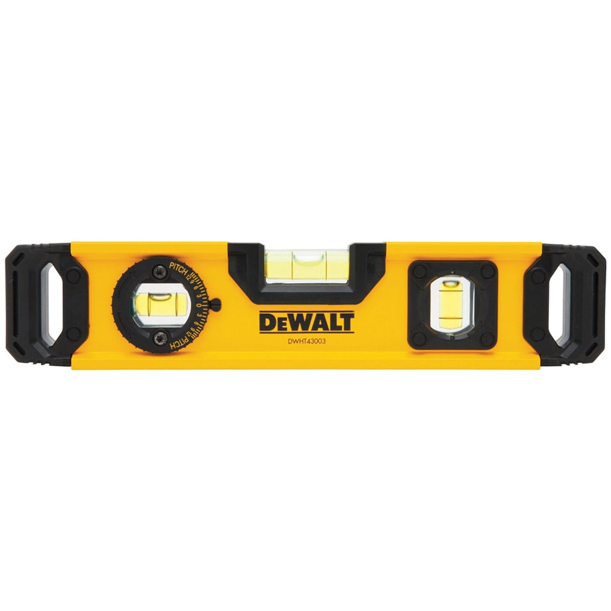 Torpedo Level, 9" L, Aluminum, 3 Vials, Magnetic