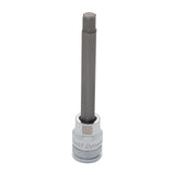 Long Metric Bit Socket, 8 mm x 3-5/8" L, 3/8" Drive