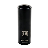 Metric Socket, Impact, 18 mm, 3/8" Drive, 6 Points, Deep