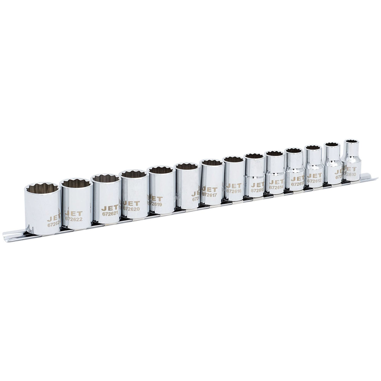 Metric Socket Set, 14 Pcs, 1/2" Drive Size