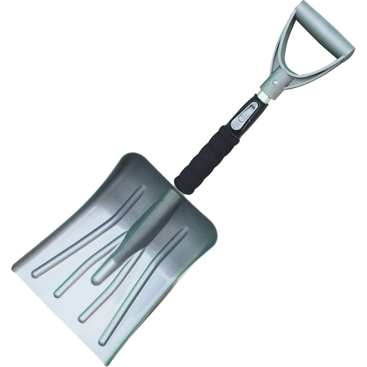 Collapsible Snow Shovel, Polypropylene Blade, 10" Wide, D-Grip Handle