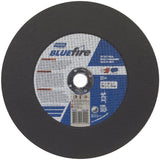 BlueFire® Depressed Center Wheel, 12" x 1/8", 1" Arbor, Type 1, Zirconia Alumina, 5095 RPM