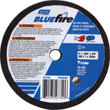 BlueFire® Cut-Off Wheels, 4" x 0.035", 3/8" Arbor, Aluminum Oxide, Type 1