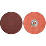 MERIT ALO RESIN BOND Cloth Discs, 3" Dia., 36 Grit, Aluminum Oxide