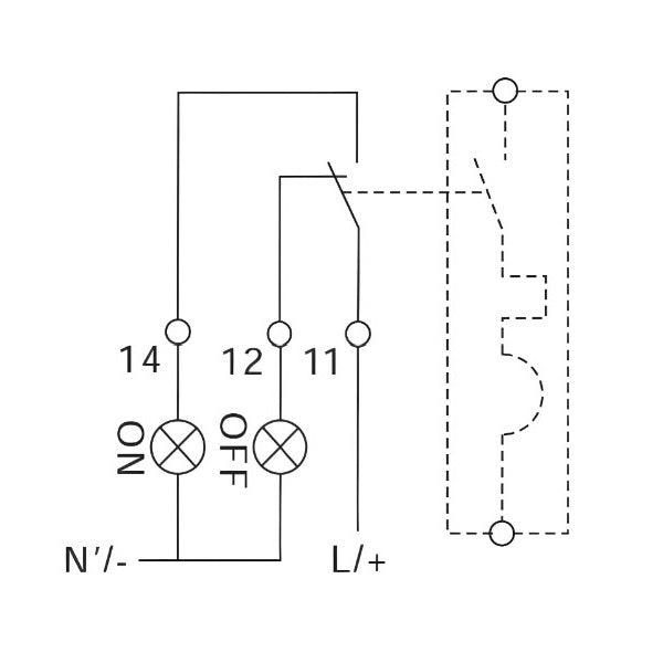 NOARK® Auxiliary Contact 1NO+1NC UL 489 | AX3111N