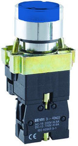 NOARK® Illuminated Blue Pushbutton 22mm 1NO W/ Guard | Ex9PBW3661D